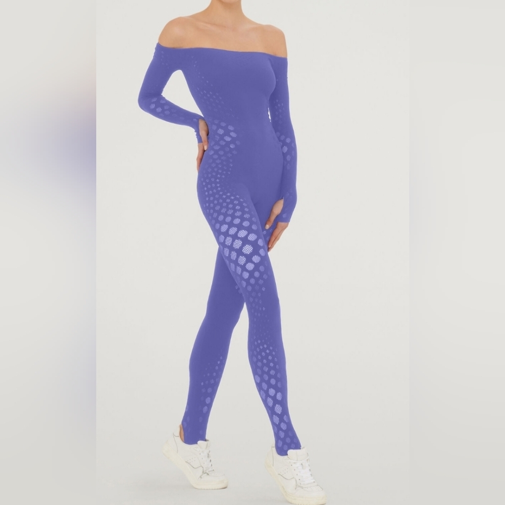 Wolford Vibrant Purple Jumpsuit - Picture 8 of 8